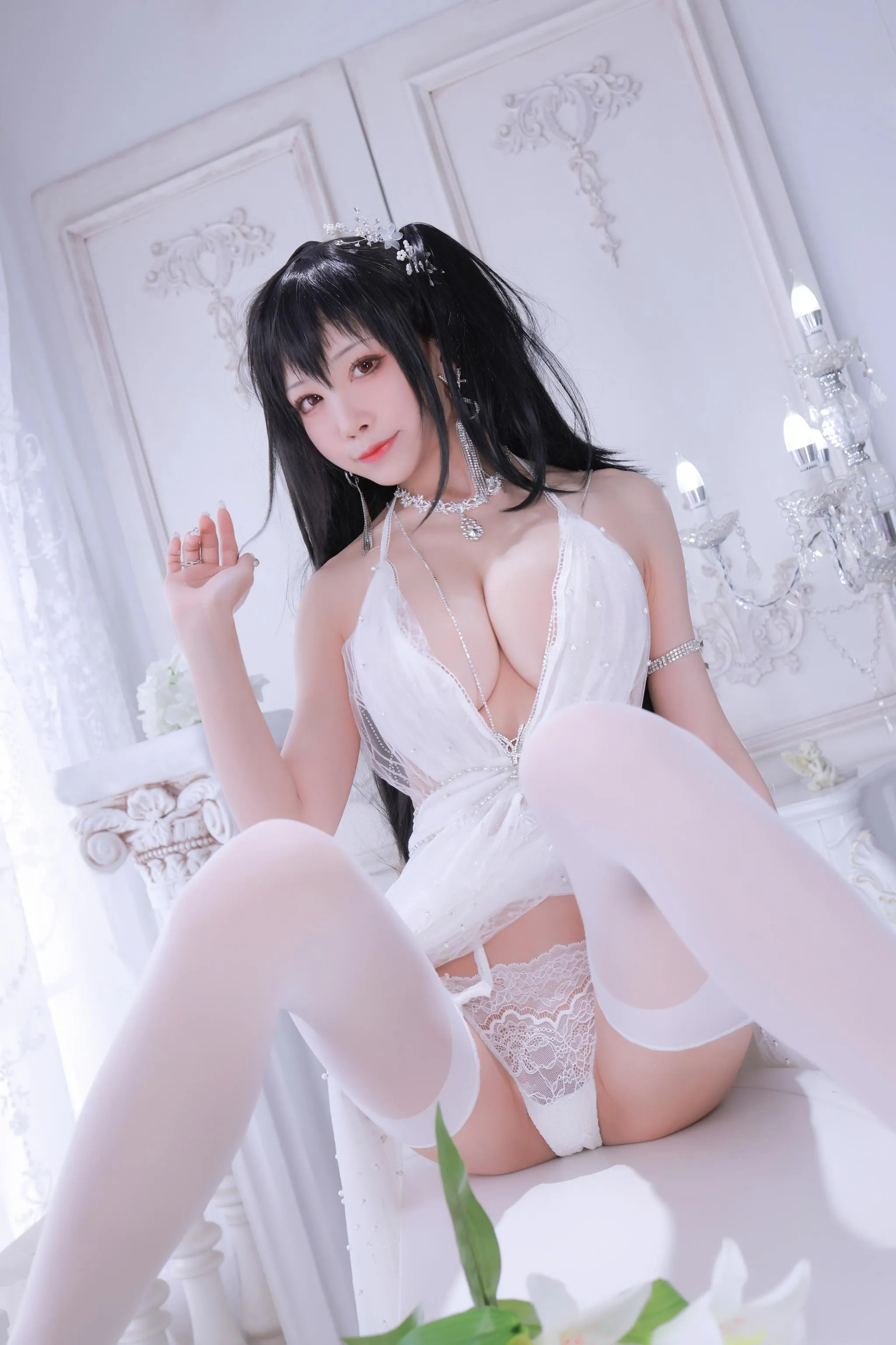 水淼Aqua – NO.101 大凤婚纱 [75P]插图9